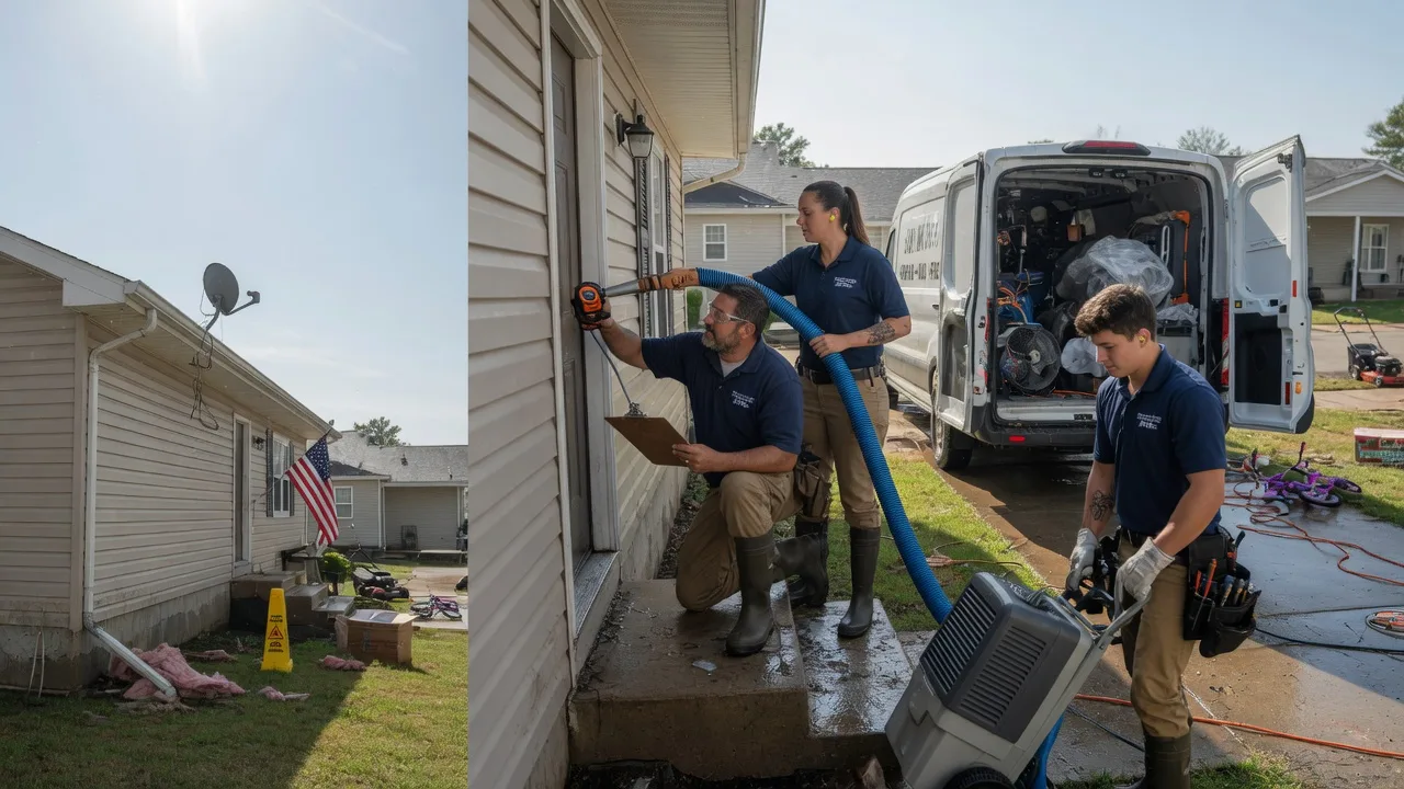 Ceiling Water Damage Restoration in Shenandoah, IA near me